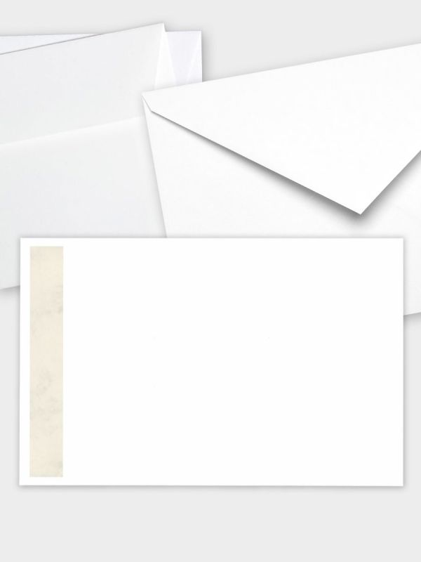 Umschlag im klassischen Format (191 x 120 mm) | Auswahl: Papiersorte, gerade Klappe/Haftklebung oder Spitzklappe/Nassklebung | Adresseindruck und Lettershop möglich | Motiv Marmor | TUK_065_ATD