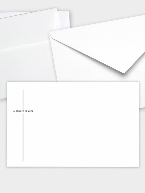 Umschlag im klassischen Format (191 x 120 mm) | Auswahl: Papiersorte, gerade Klappe/Haftklebung oder Spitzklappe/Nassklebung | Adresseindruck und Lettershop möglich | Motiv Kreuz abstrakt| TUK_515_ATD